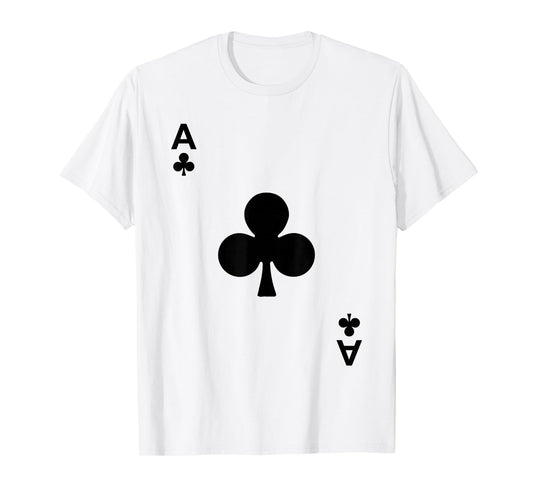 Ace of Clubs Tshirt Blackjack Cards Poker 21 A Tee shirt T-Shirt