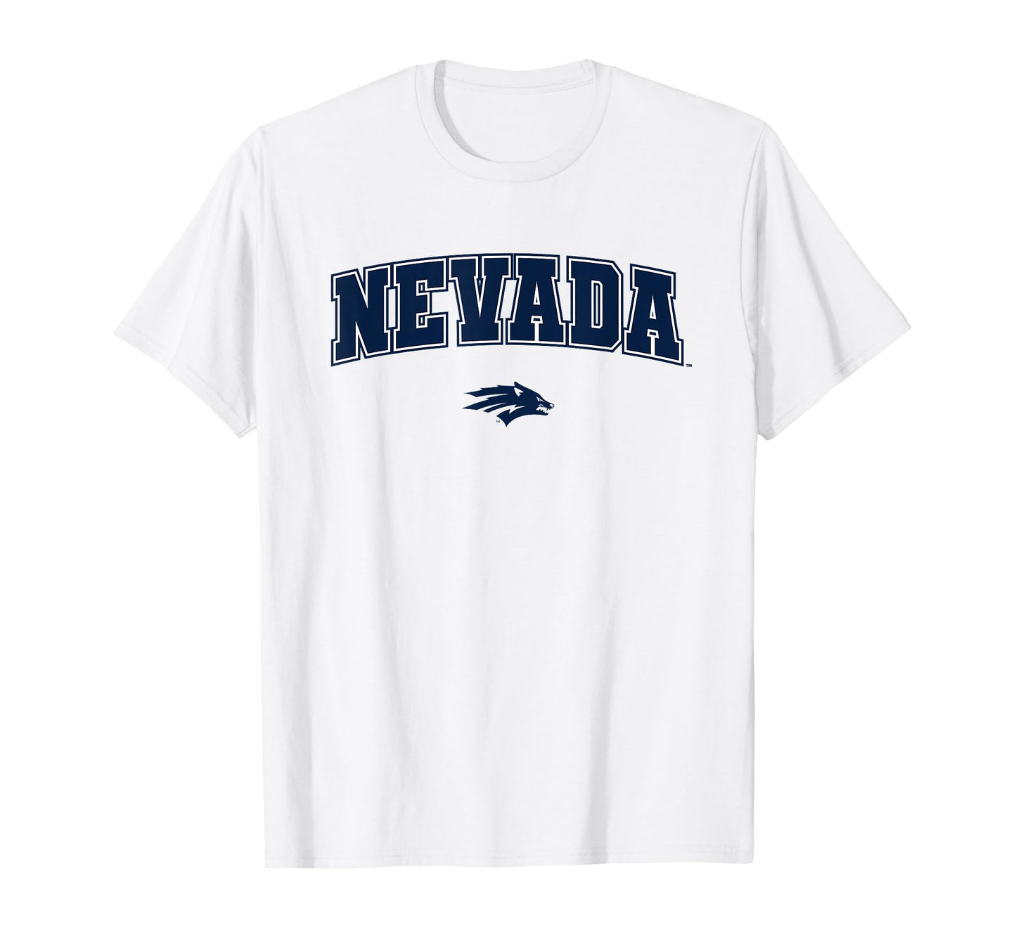University of Nevada Reno Wolf Pack Arch Logo T-Shirt