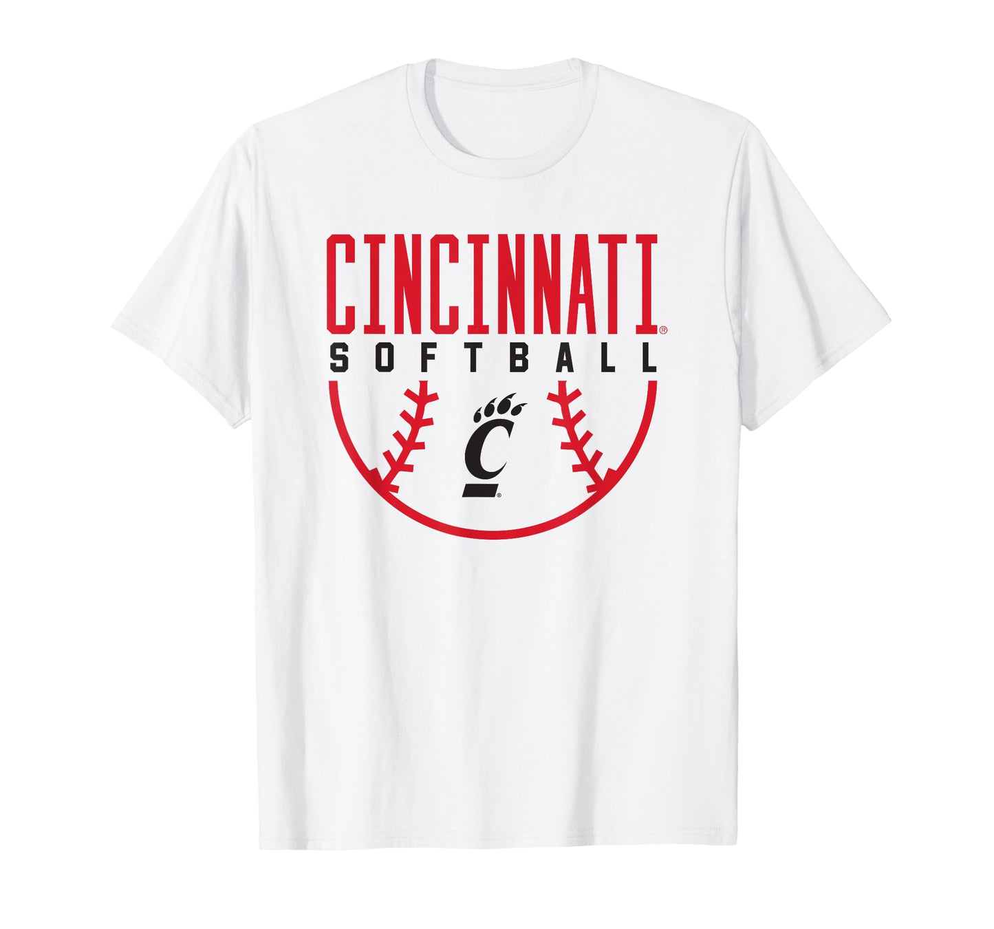 University of Cincinnati Bearcats Softball Arch T-Shirt