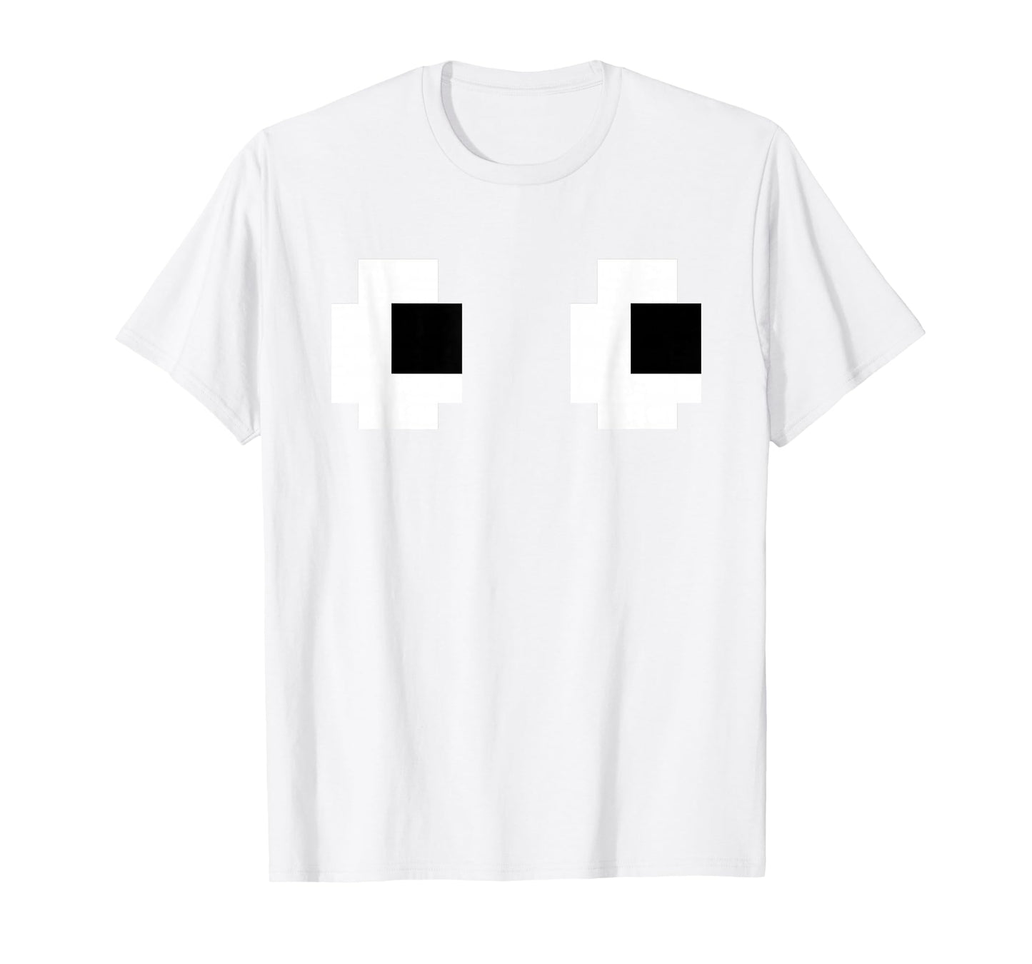 Retro Arcade Video Game Ghost Eyes Halloween Group Costume T-Shirt