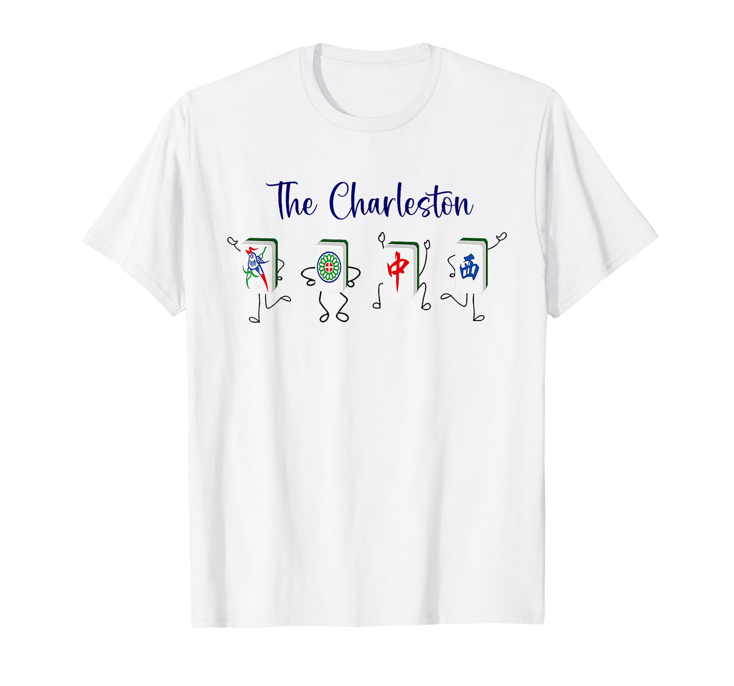 Retro The Charleston Mahjong Funny Mahjong Dance Lover T-Shirt