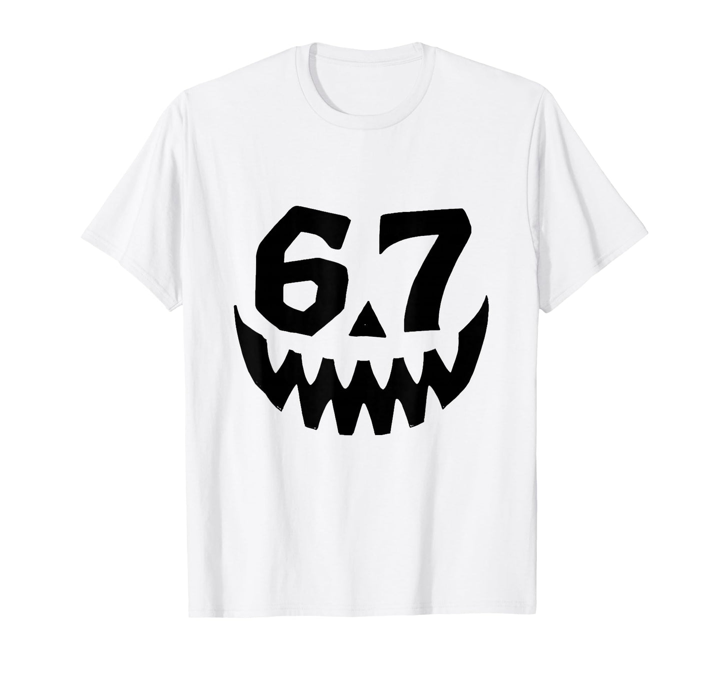 Number 67 Matching Six Seven 6 7 Meme 6 7 Halloween Costume T-Shirt