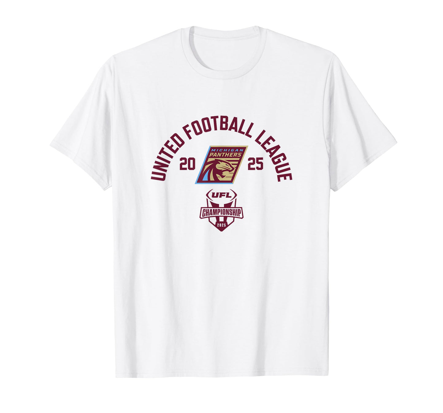 Michigan Panthers - 2025 UFL Championship Game - UFL T-Shirt