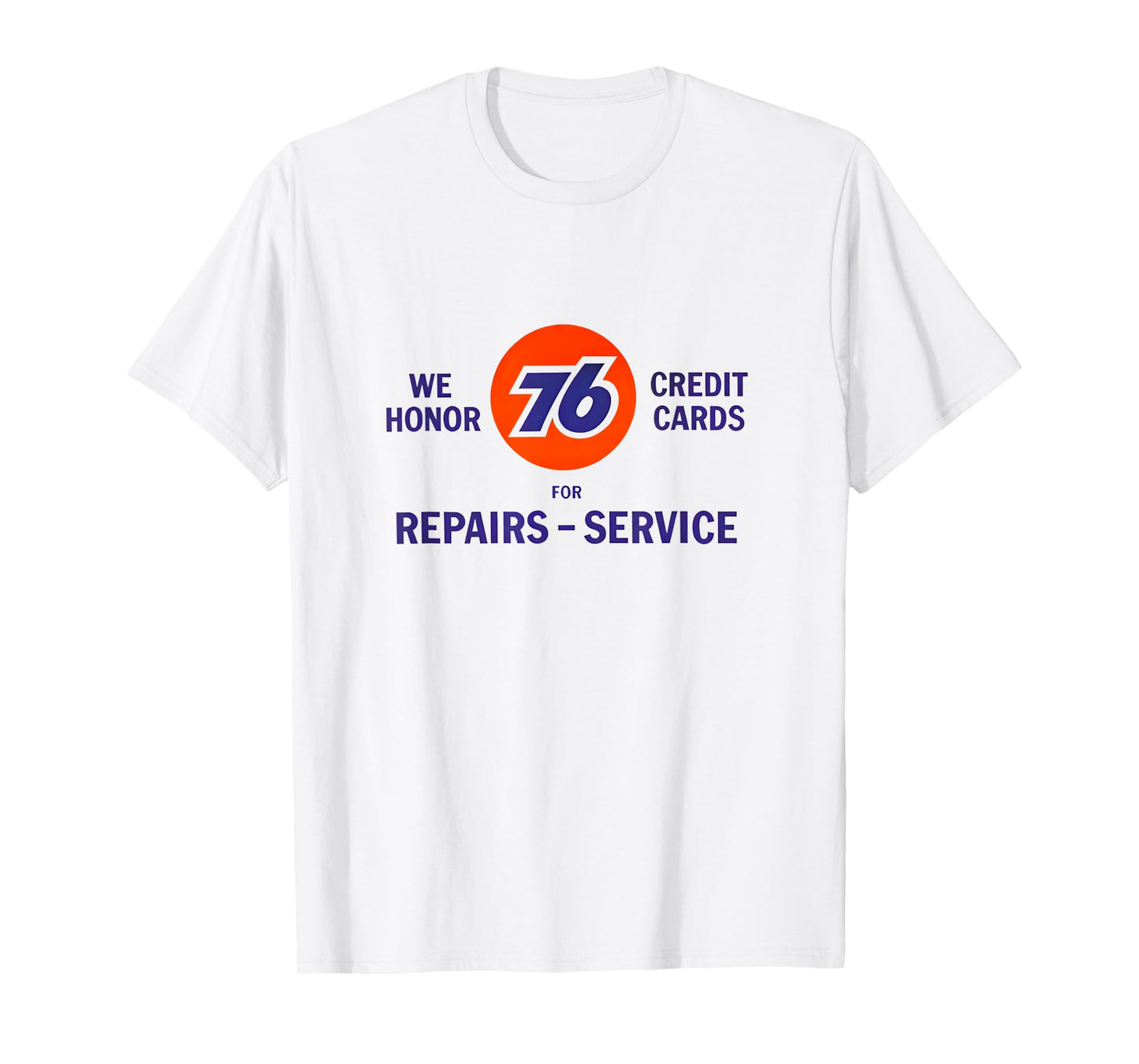 Vintage 76 Gas Pump Sign Retro Gasoline Garage T-Shirt