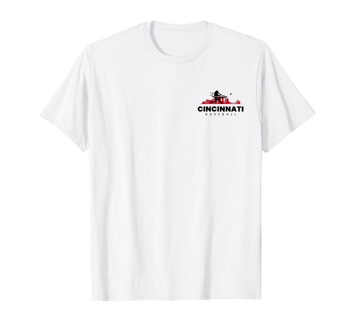 Cincinnati Baseball Vintage Minimalist Retro Baseball Lover T-Shirt