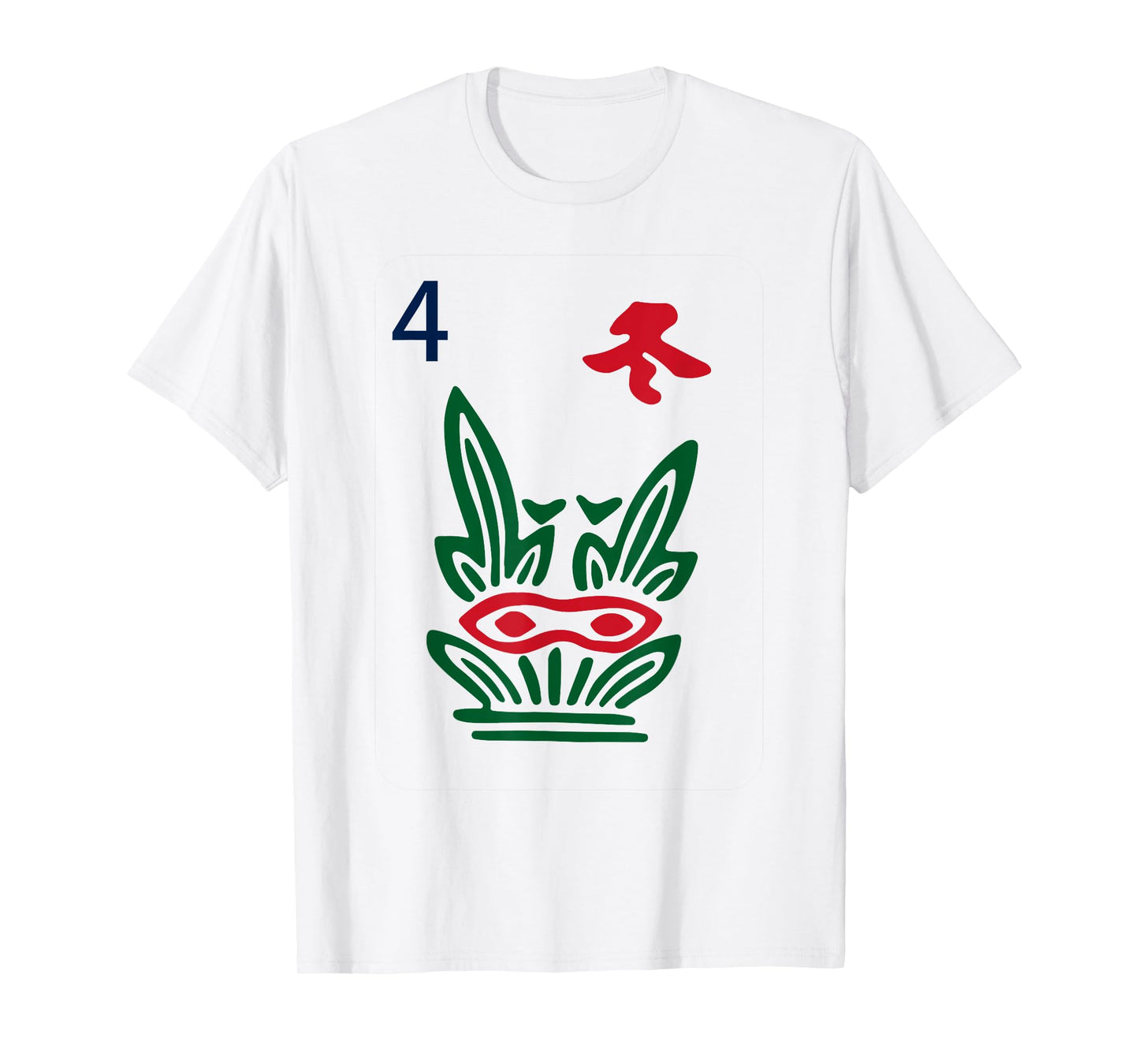 Chinese Mah Jong Seasons Winter Tile Mahjong Costume T-Shirt