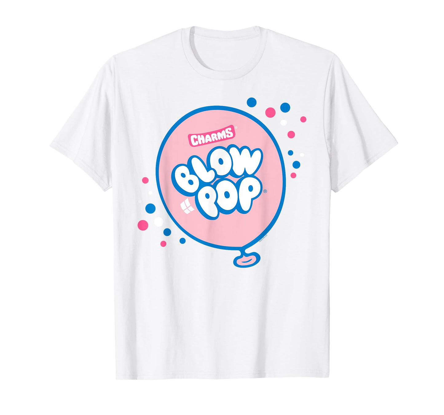 Charms Blow Pop Sparkle Balloon Logo Sucker Candy T-Shirt
