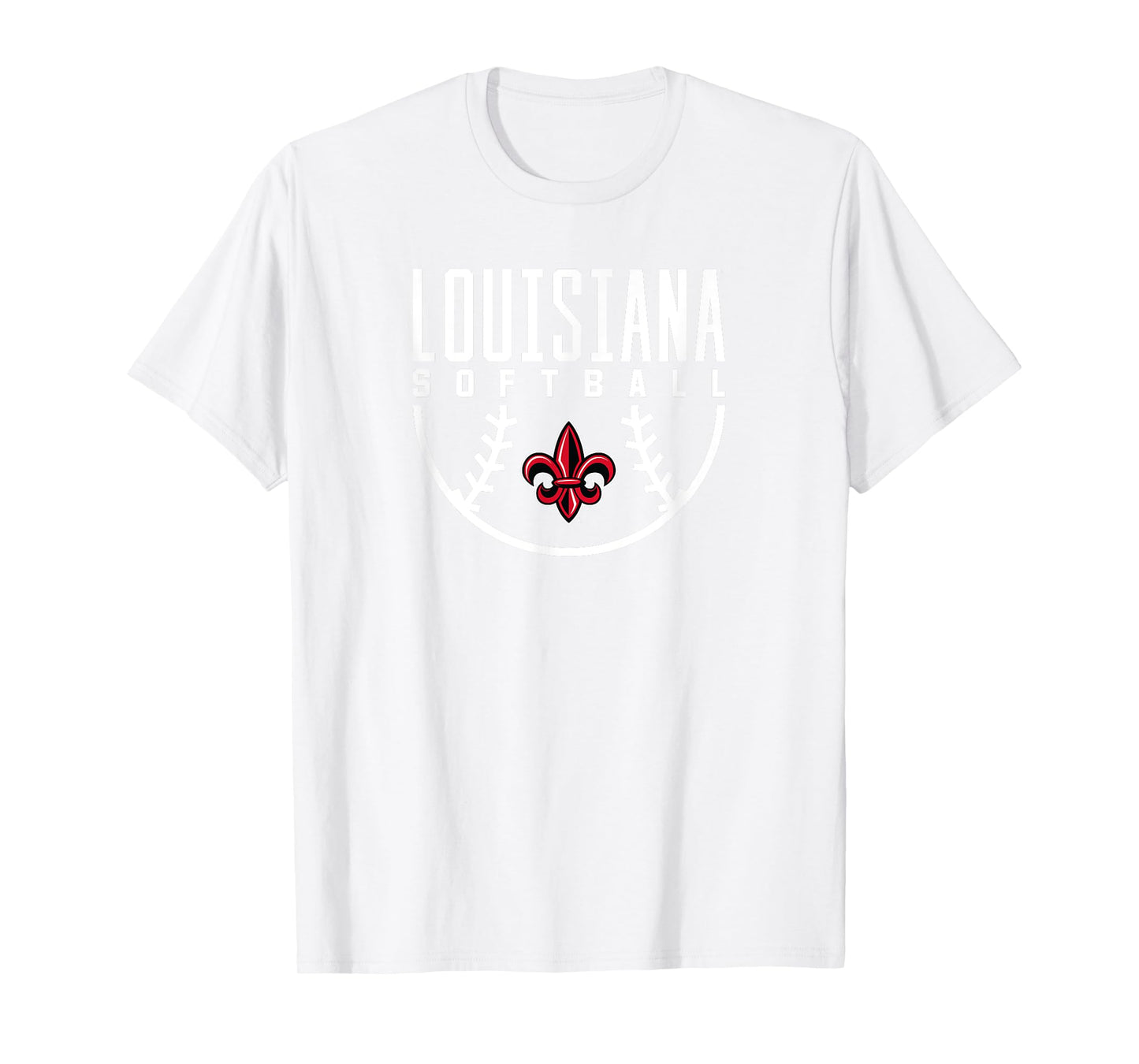 University of Louisiana Lafayette Ragin Cajuns Softball Arch T-Shirt