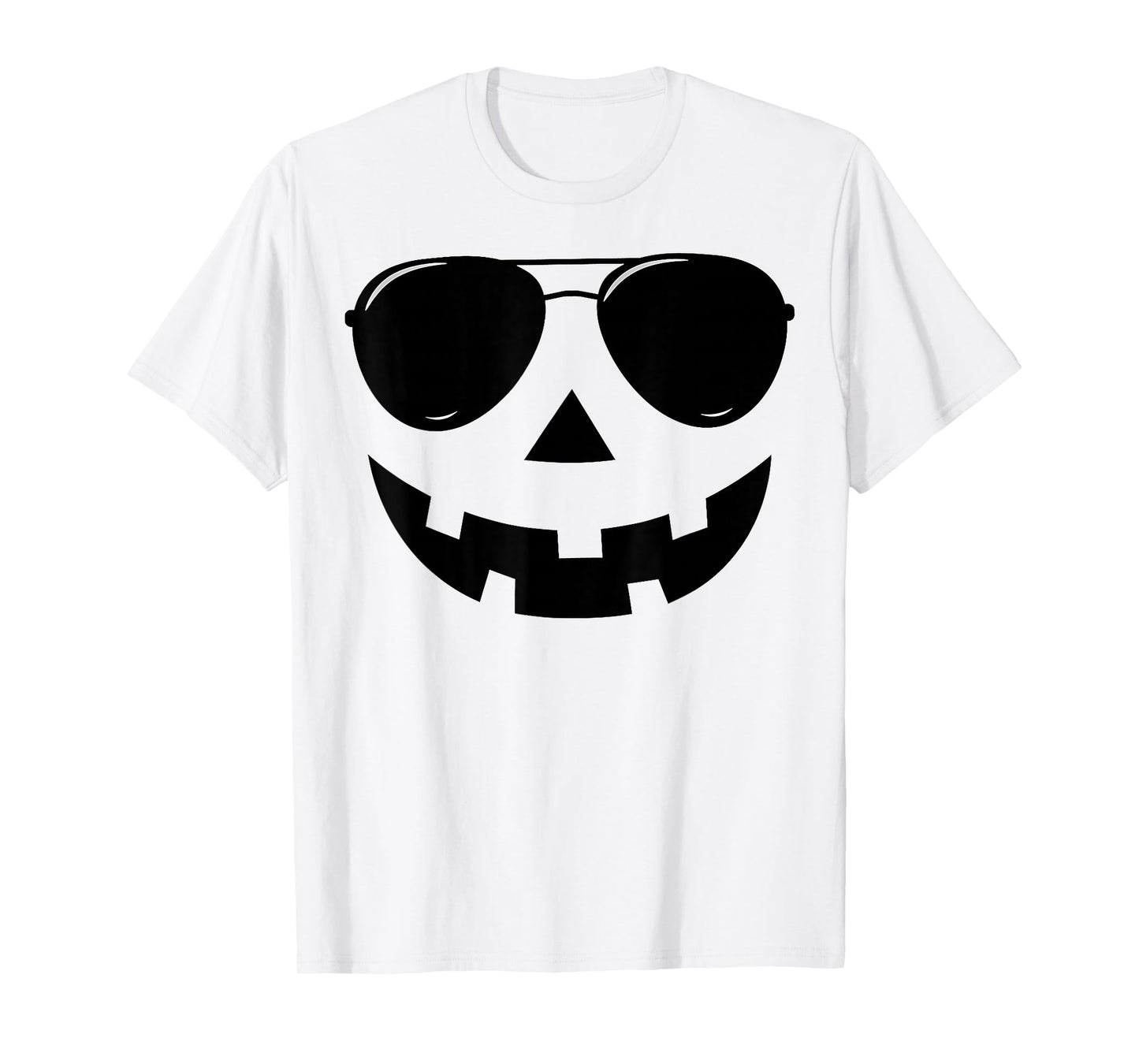 Funny Jack O Lantern Face Pumpkin Halloween Costume Men Boys T-Shirt