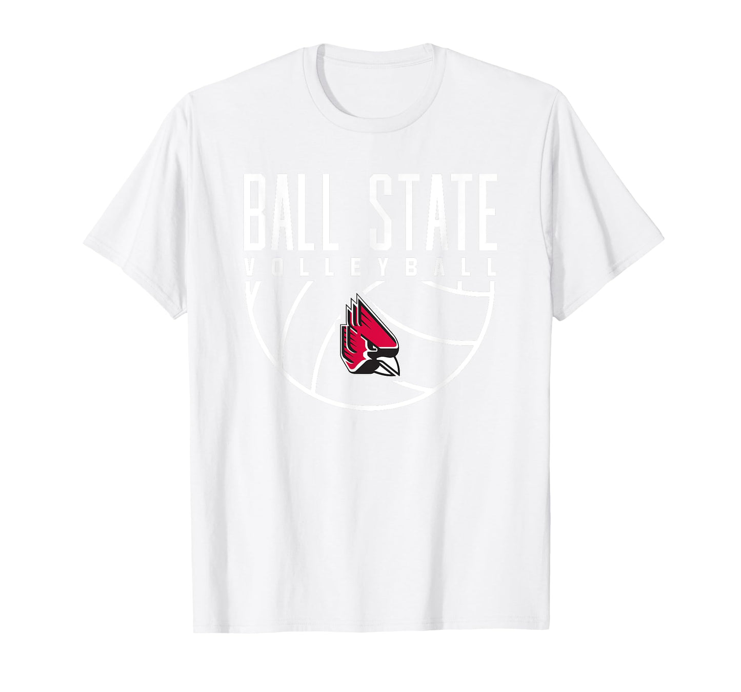 Ball State University Cardinals Volleyball Arch T-Shirt