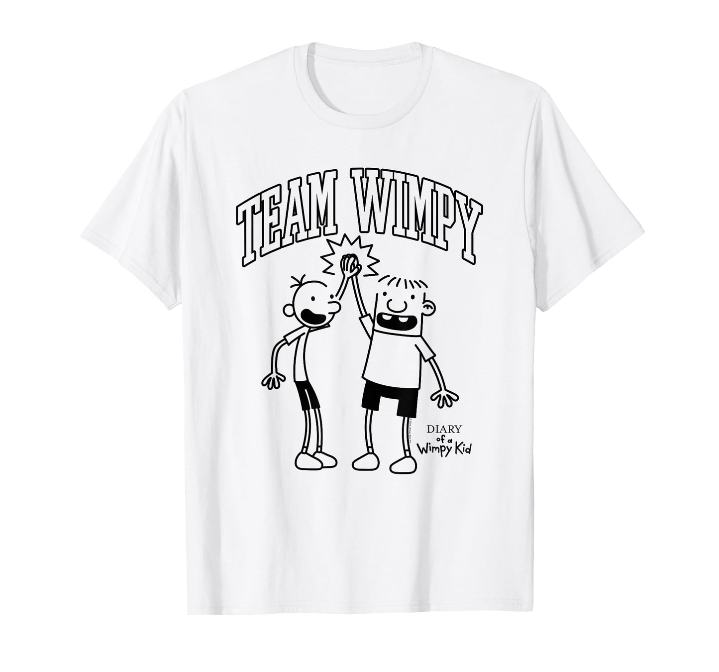 Diary of a Wimpy Kid Team Wimpy High Five Funny T-Shirt