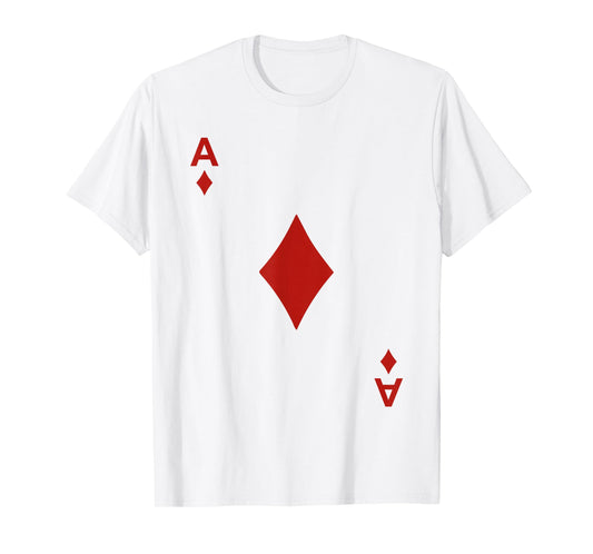 Ace of Diamond Tshirt Blackjack Cards Poker 21 A Tee shirt T-Shirt