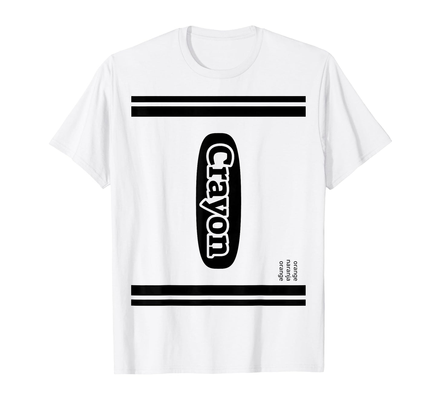 Crayon Orange Group Costume T-Shirt