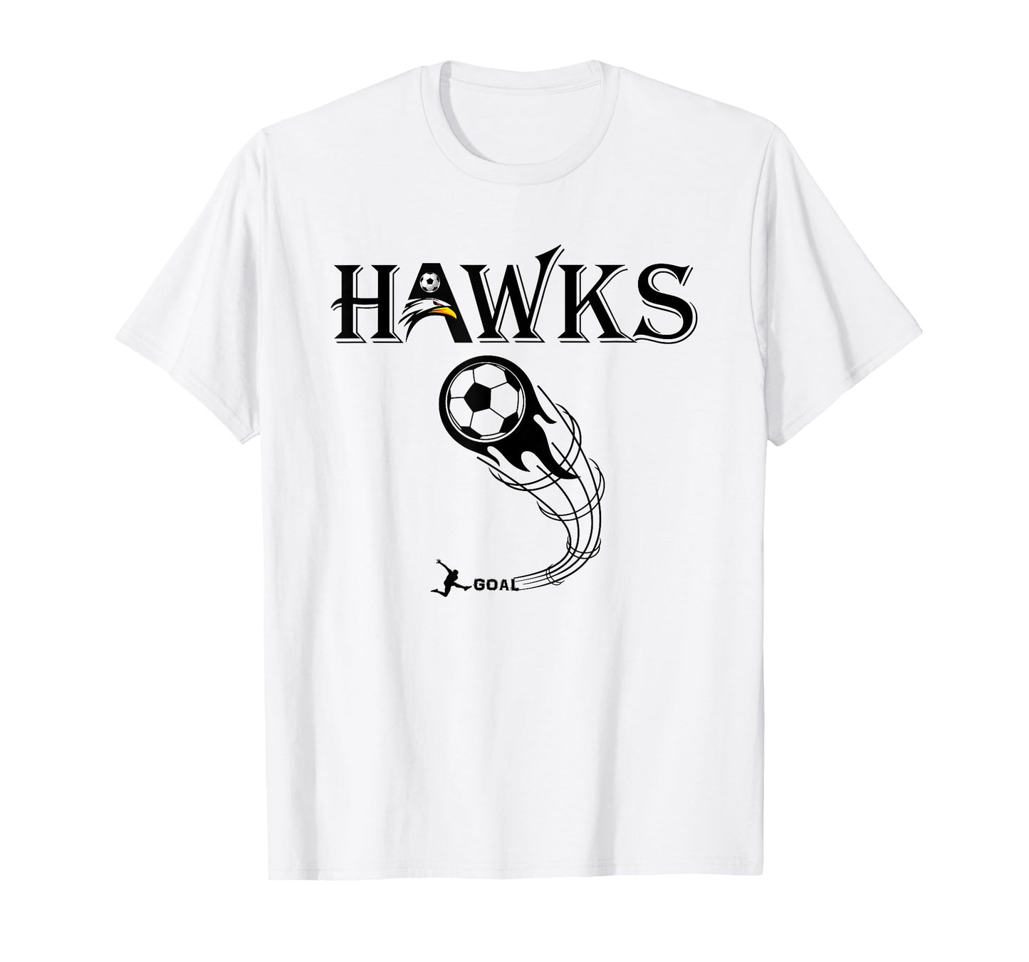 Hawks Soccer Team Tee Shirt T-Shirt