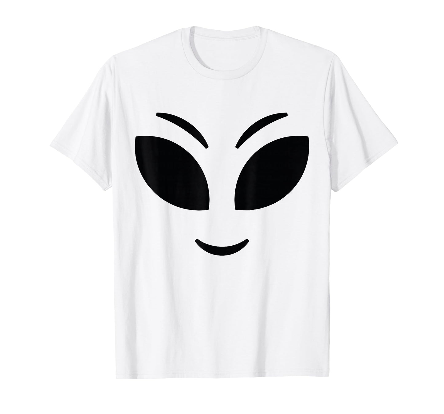 Cute Alien Face Space Funny Halloween Costume Men Women Kids T-Shirt