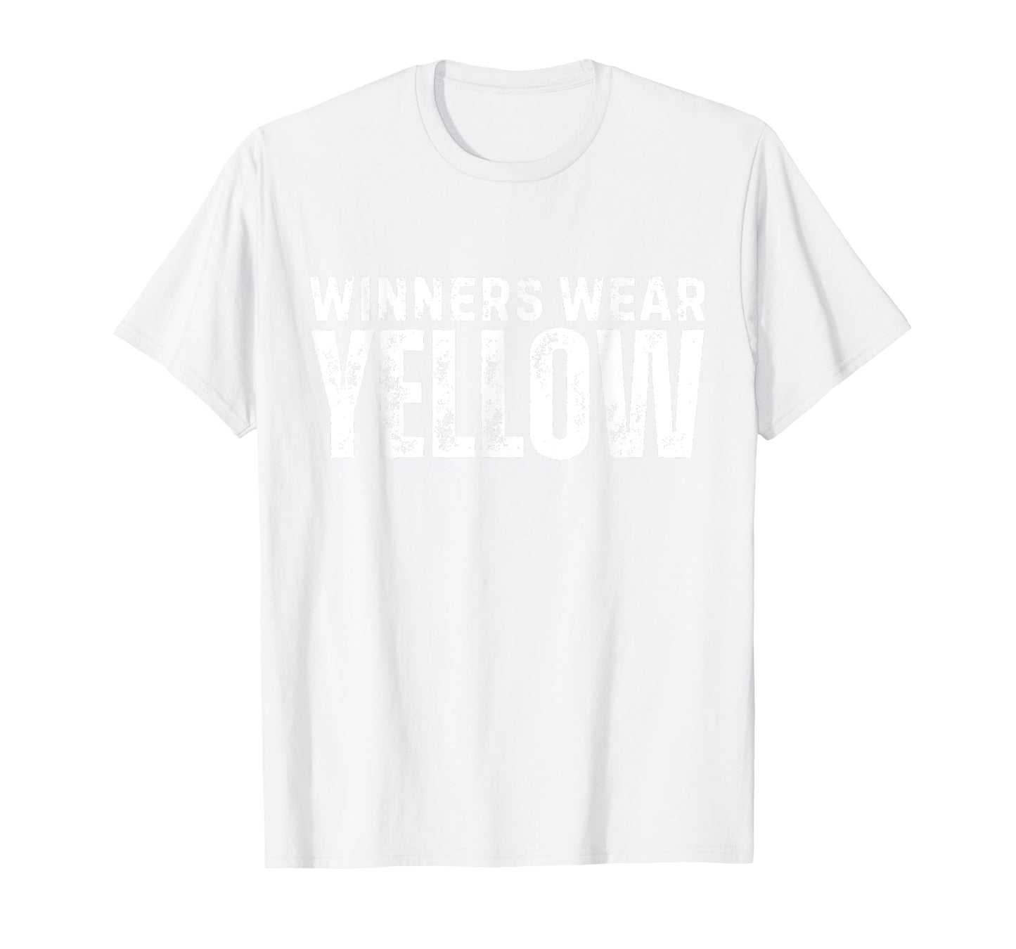Winners Wear Yellow Spirit Wear Team Game Color War Camp T-Shirt