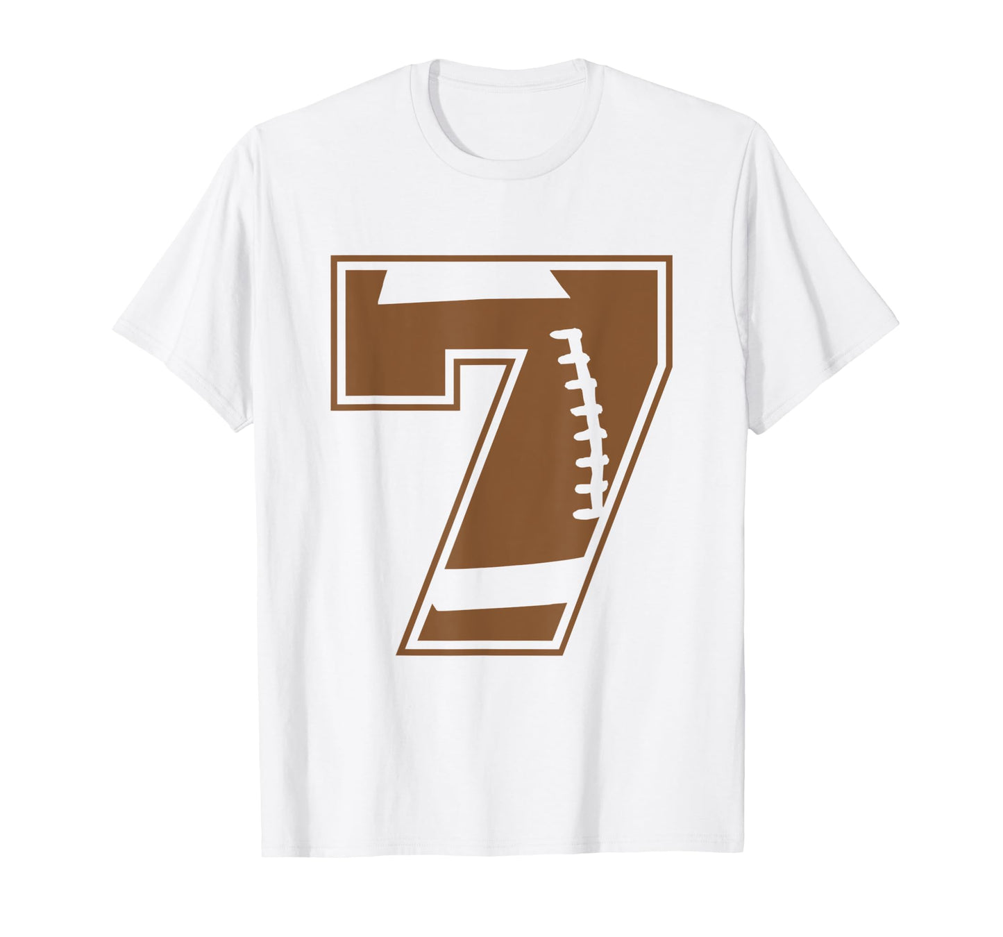 Football 7 Jersey Number T-Shirt