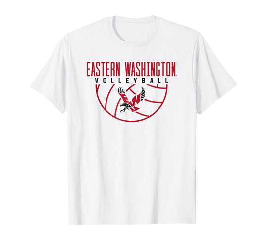 Eastern Washington University EWU Eagles Volleyball Arch T-Shirt
