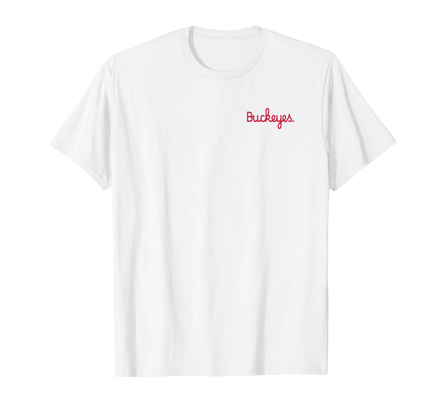 Ohio State Buckeyes Front/Back Iconic Gray T-Shirt