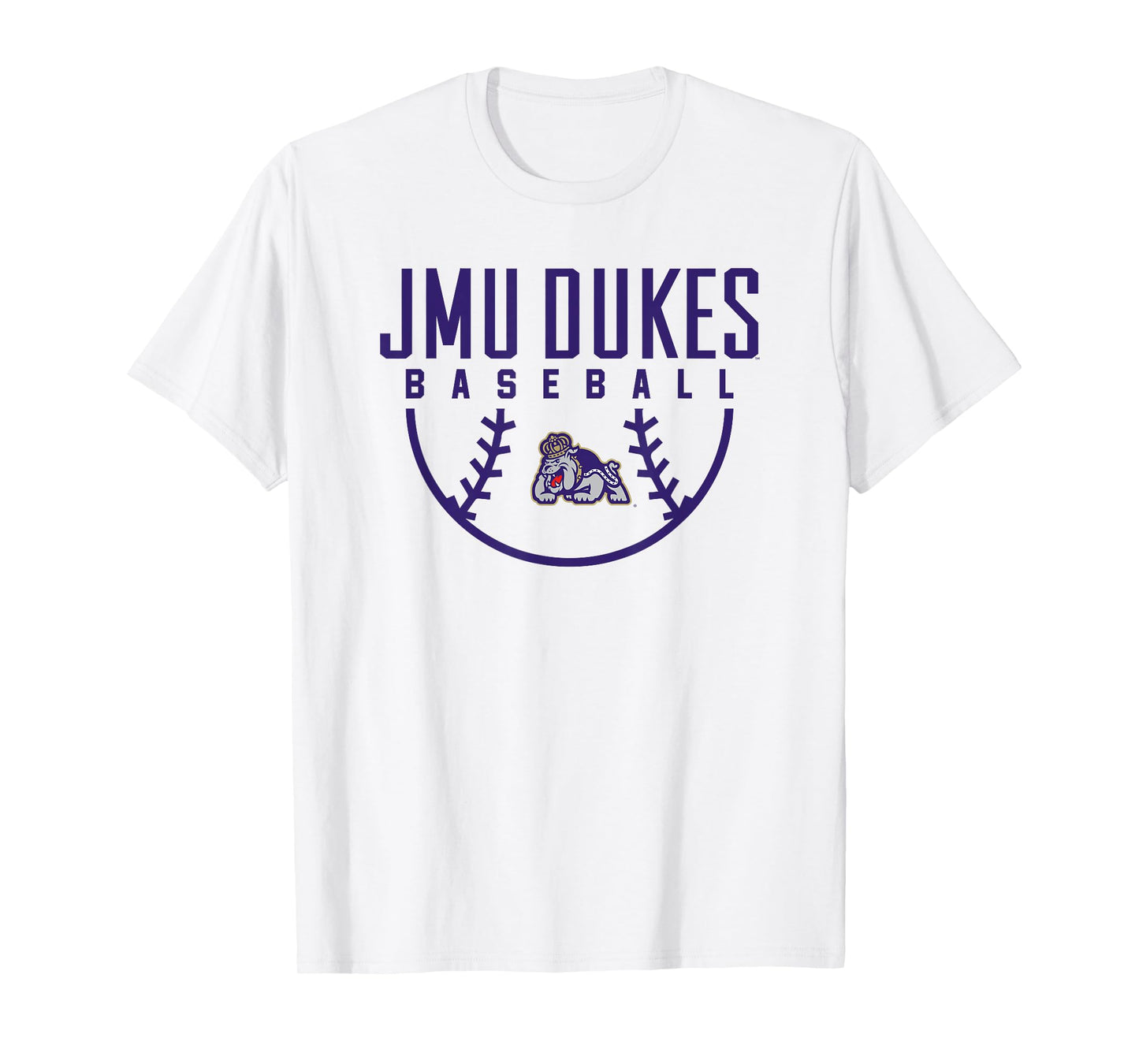 James Madison University JMU Dukes Baseball Arch T-Shirt