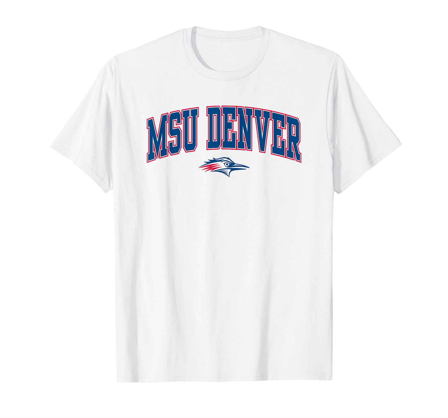 MSU Denver Roadrunners Arch Over Gray Officially Licensed T-Shirt