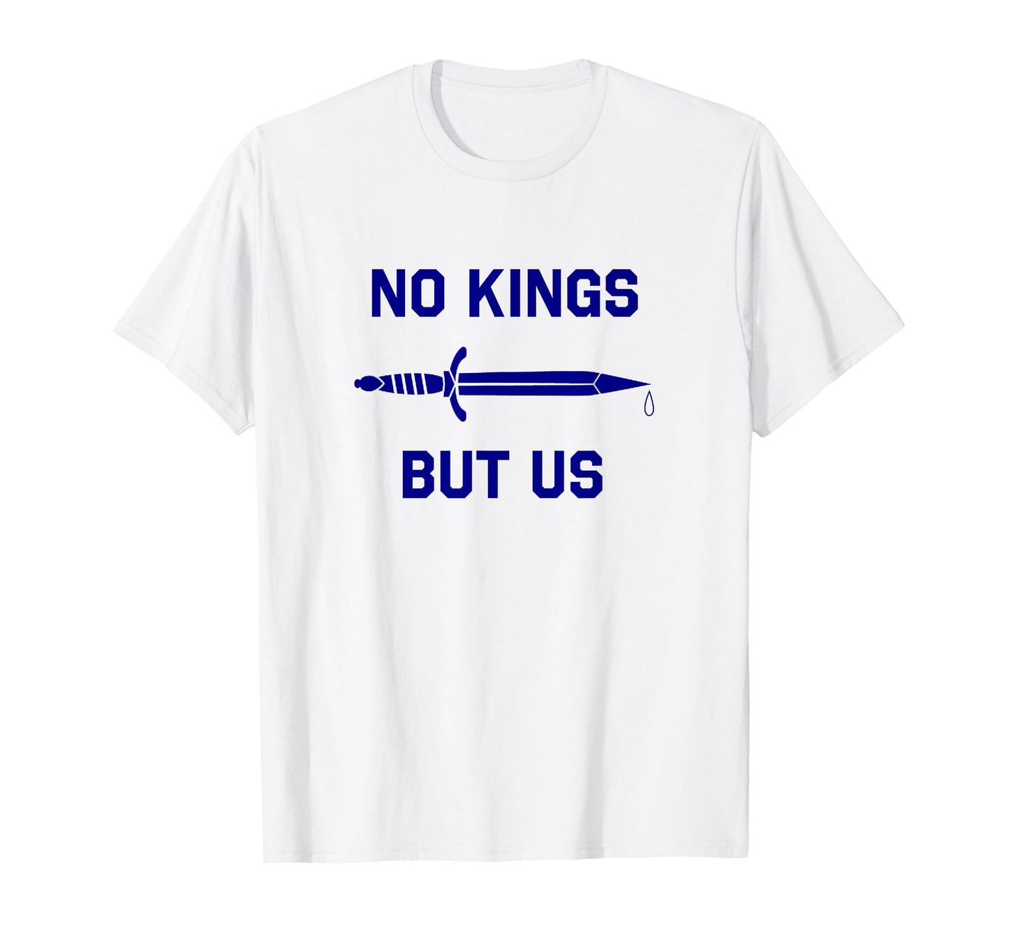No Kings But Us Flag American Independence T-Shirt