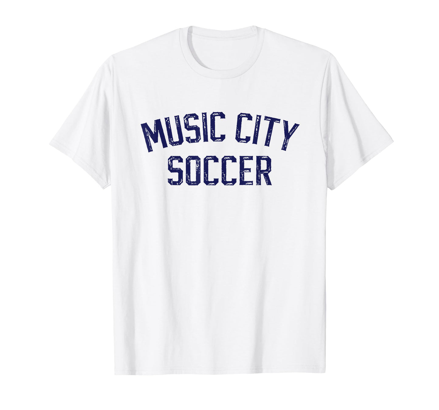 Vintage Soccer Nashville Music City Soccer Retro Fan T-Shirt