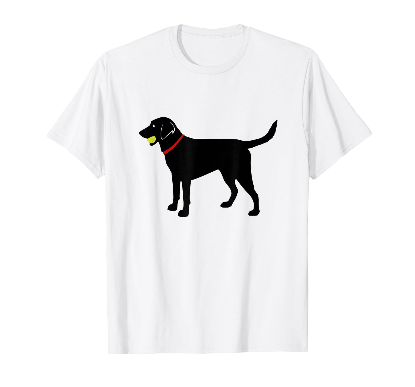 Labrador Retriever Fetch Black Lab Play Ball T-Shirt