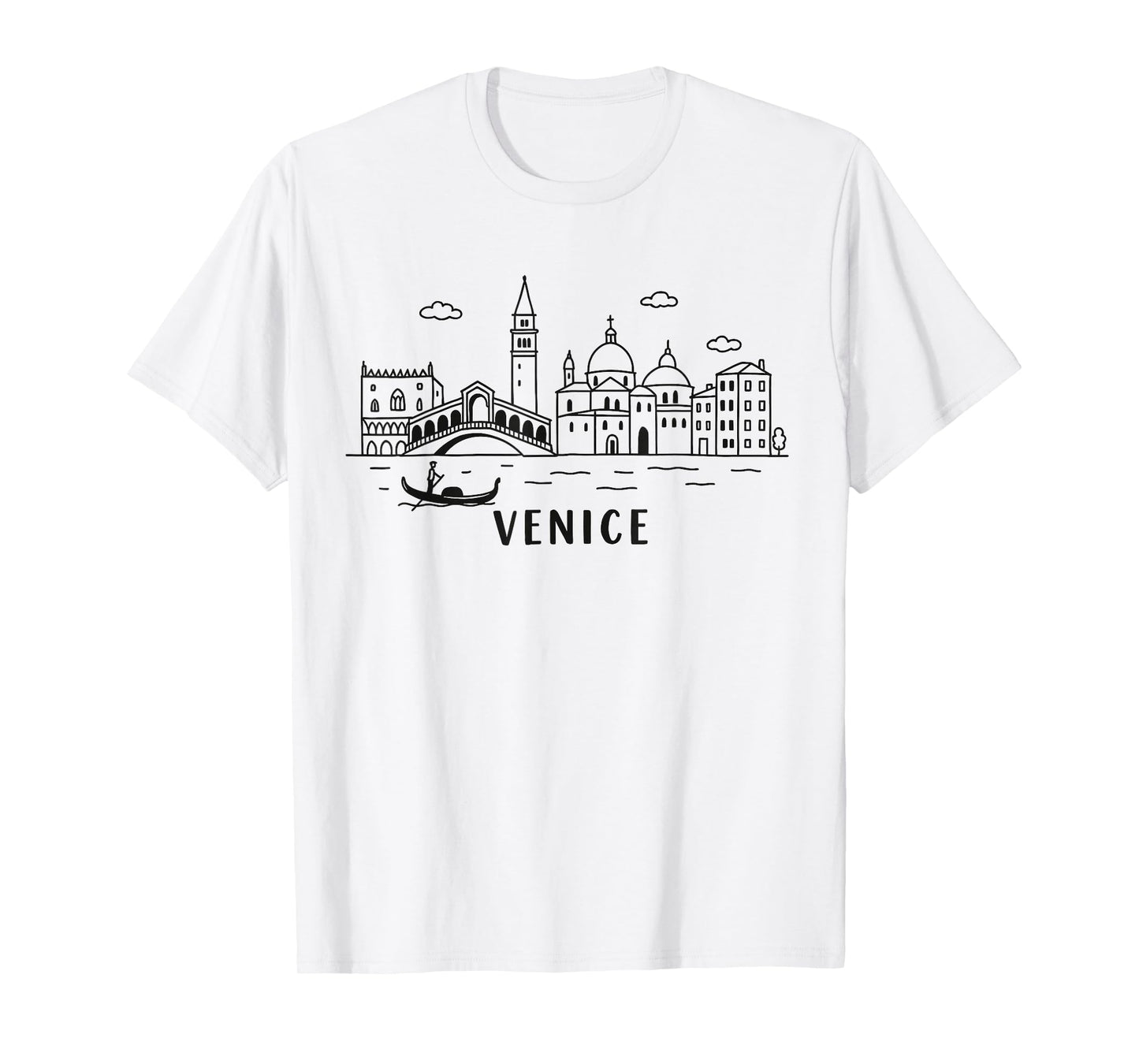 Venice Italy Skyline Graphic Travel Venezia Italia Souvenir T-Shirt