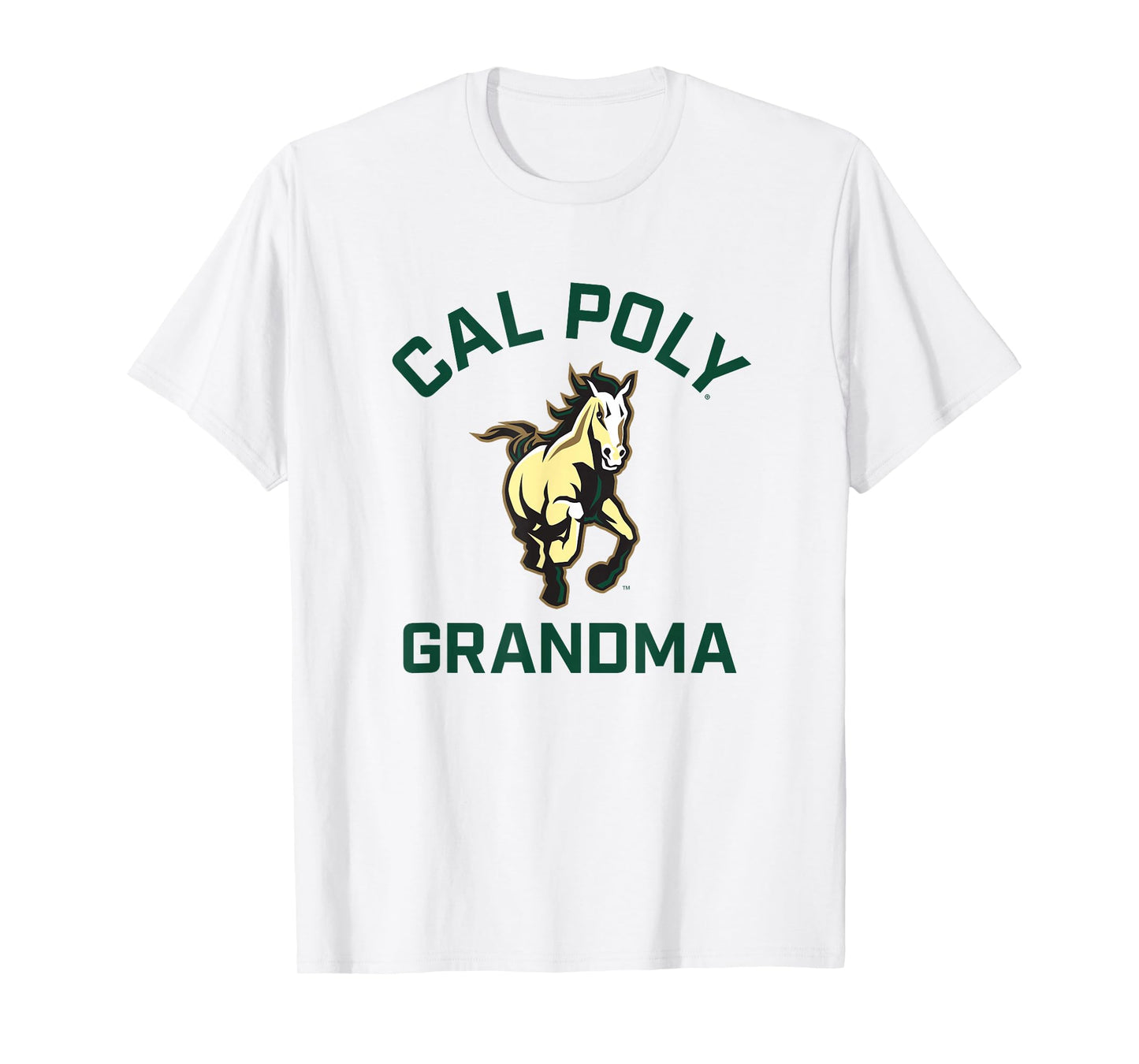Cal Poly Mustangs Arched Grandma T-Shirt
