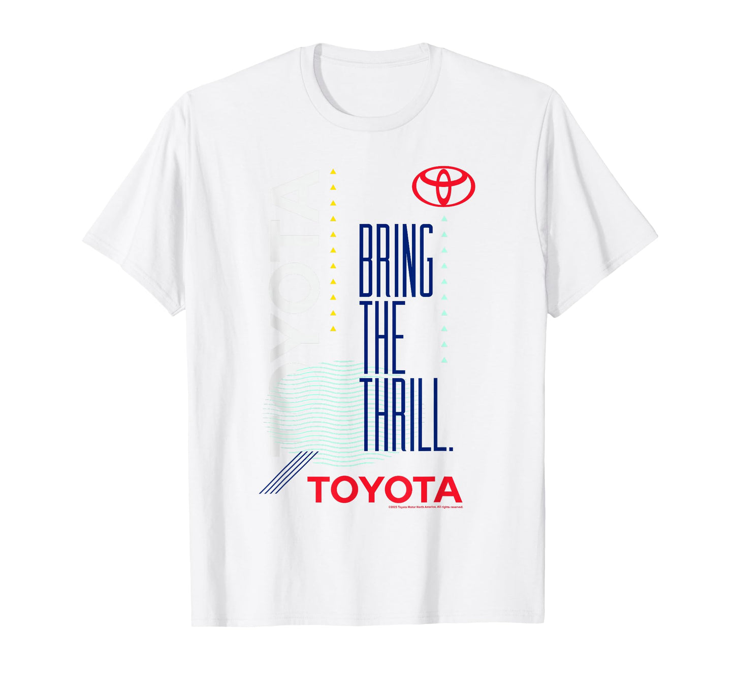 Toyota Bring The Thrill Epic Quote Big Chest Logo T-Shirt