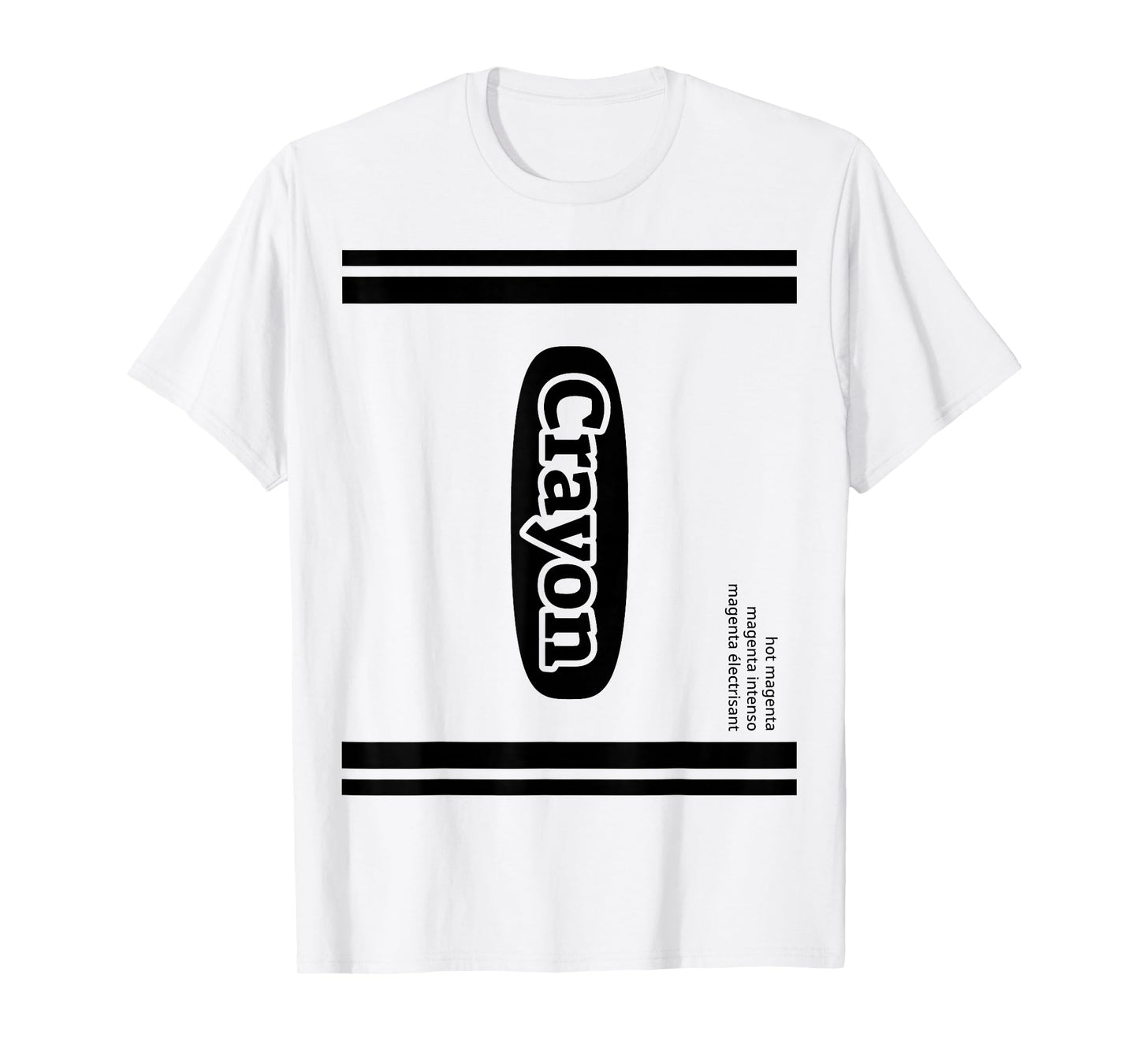 Crayon Hot Magenta Group Costume T-Shirt