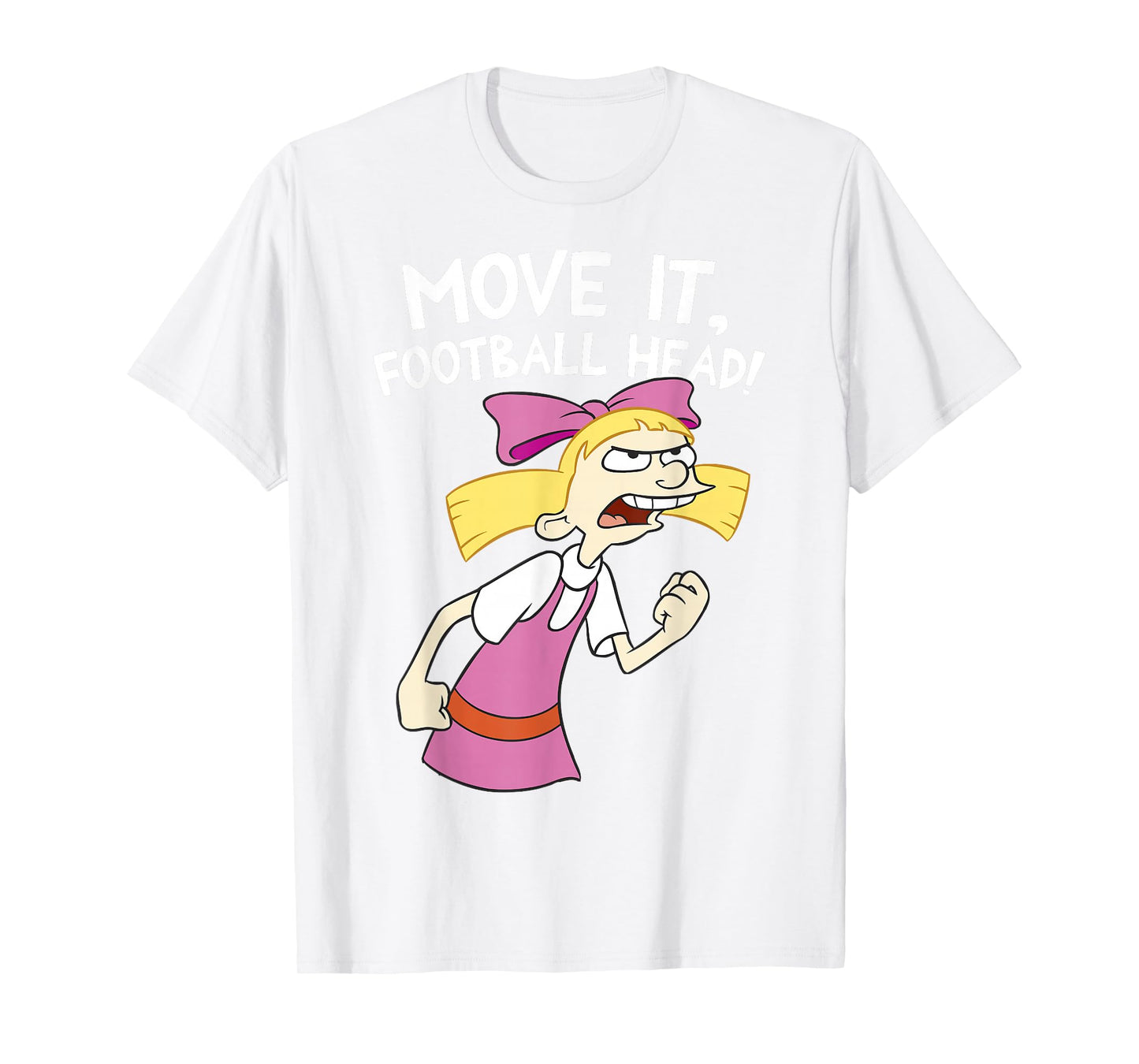 Hey Arnold! Helga Move It Football Head T-Shirt