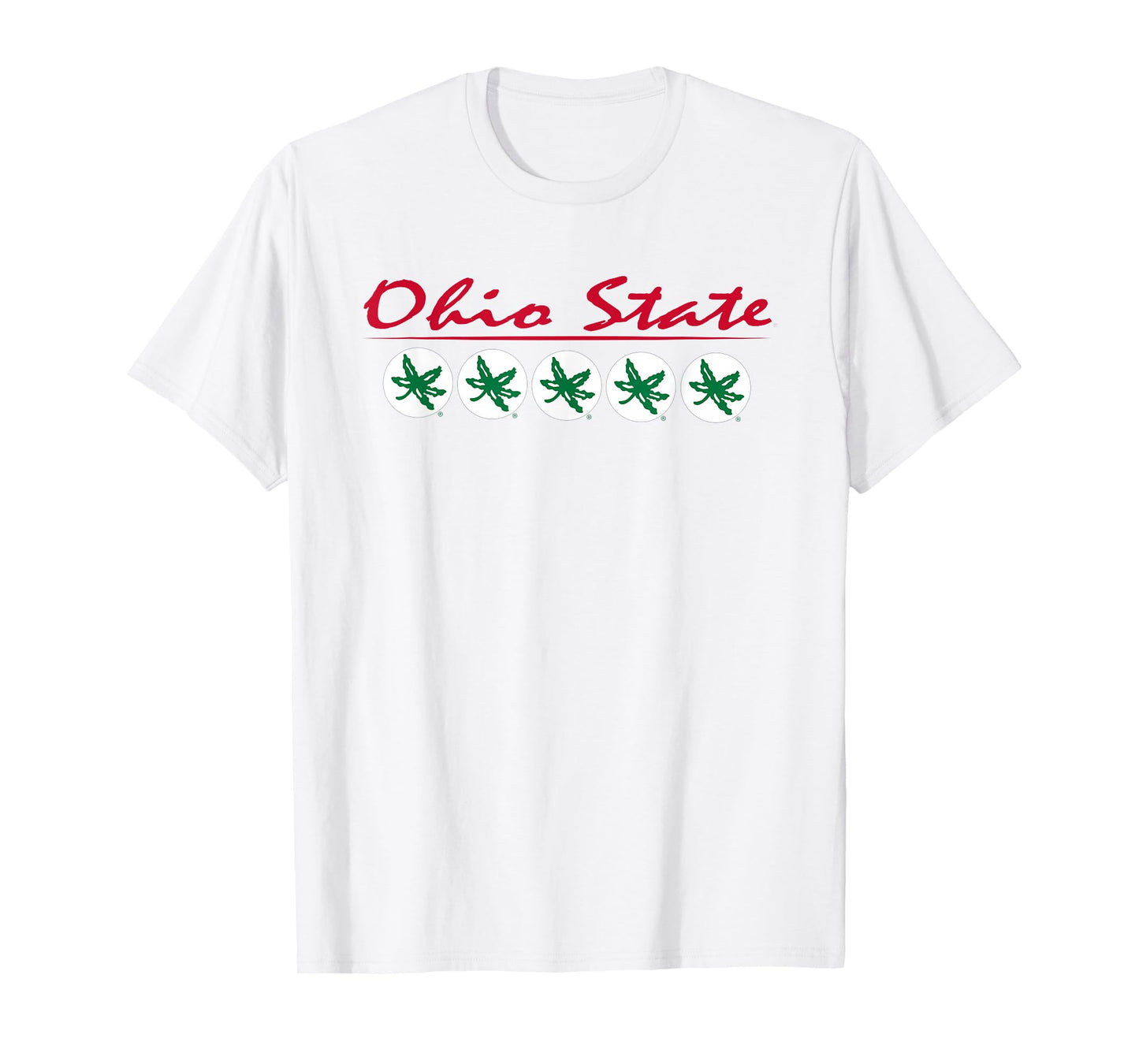 Ohio State Buckeyes Cactus Icon Gray Officially Licensed T-Shirt