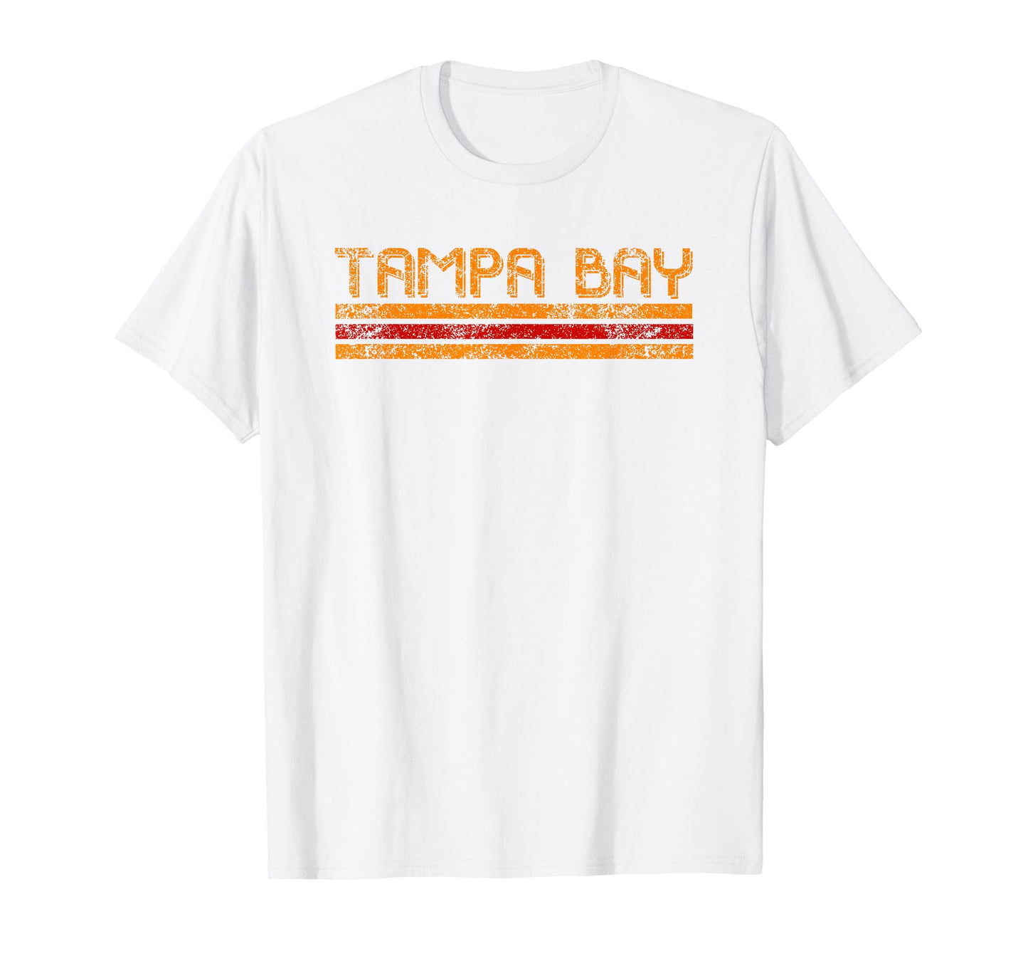 Tampa Bay Florida Retro Vintage Weathered Throwback T-Shirt