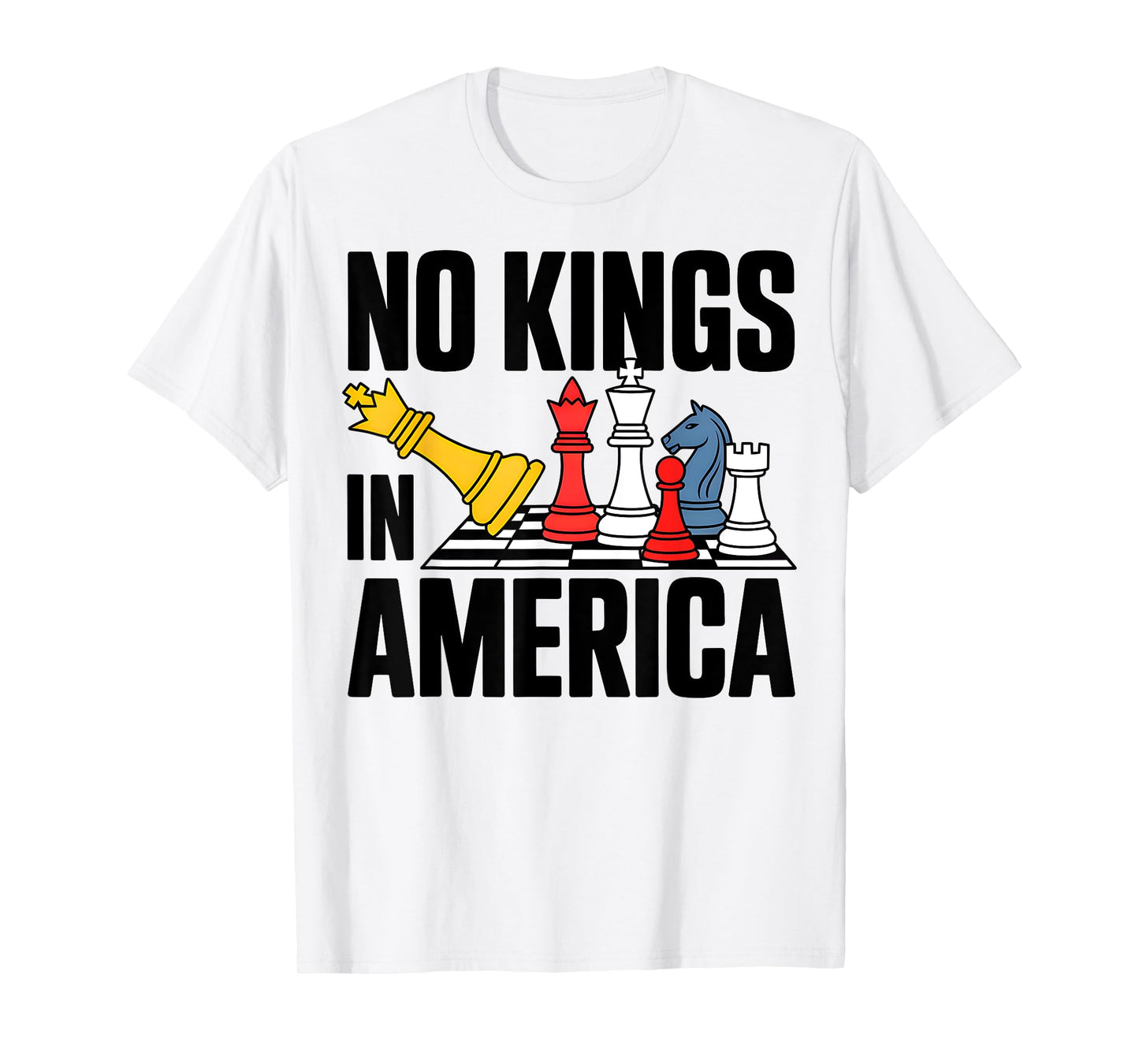 No Kings In America Shirt No Kings 4th Of July Men Women T-Shirt