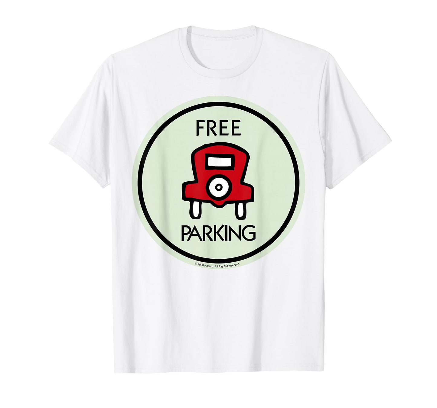 Monopoly Free Parking Game Board Vintage Logo T-Shirt
