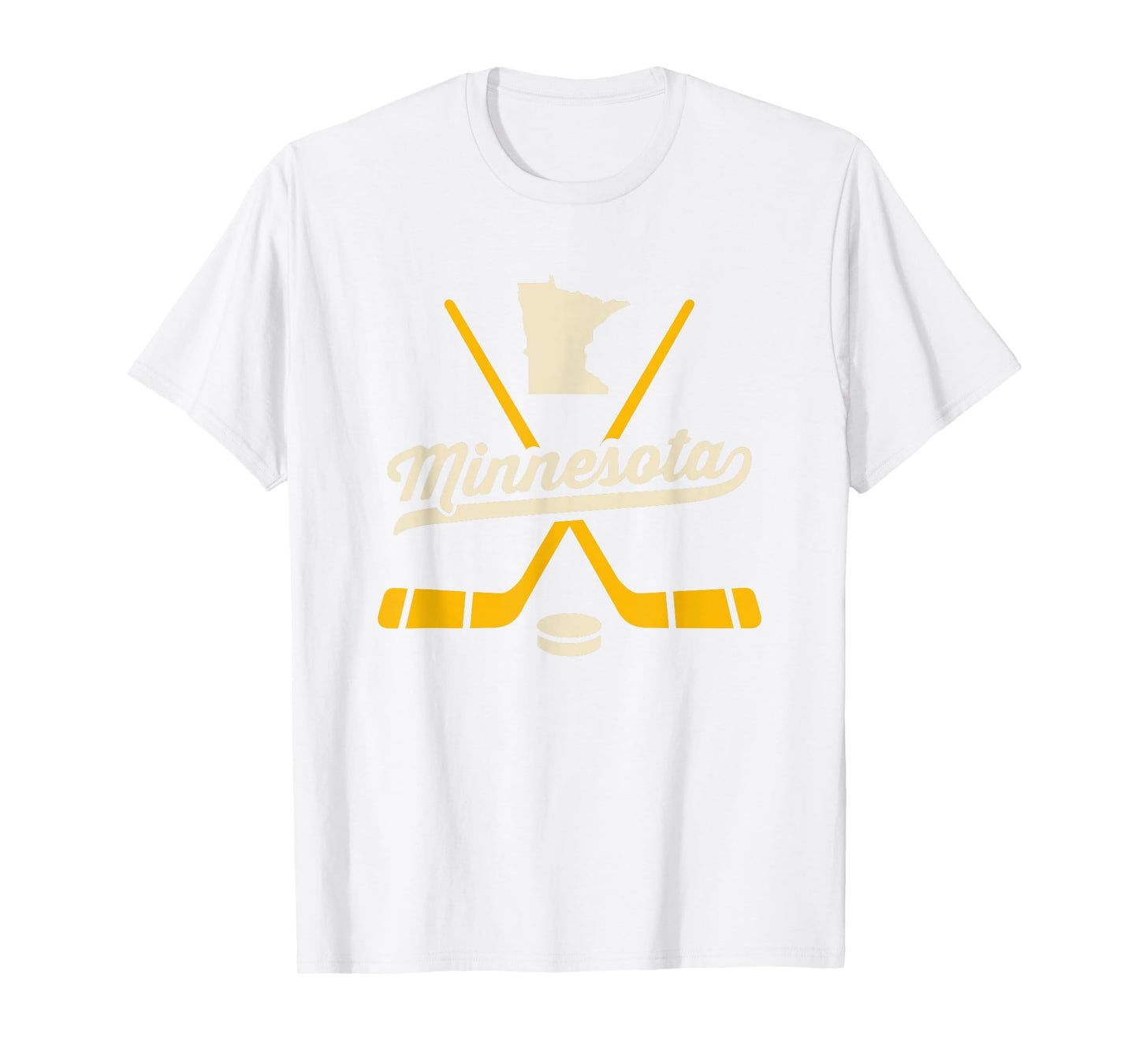 Vintage Minnesota Ice Hockey Sticks Sports Team Fan Gift T-Shirt