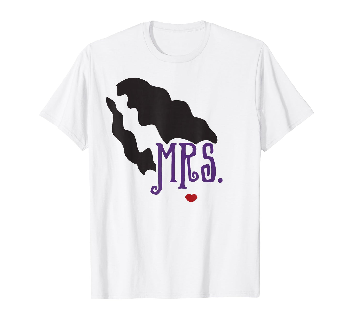 Mr. and Mrs. Frankenstein Couples Halloween Costume T-Shirt