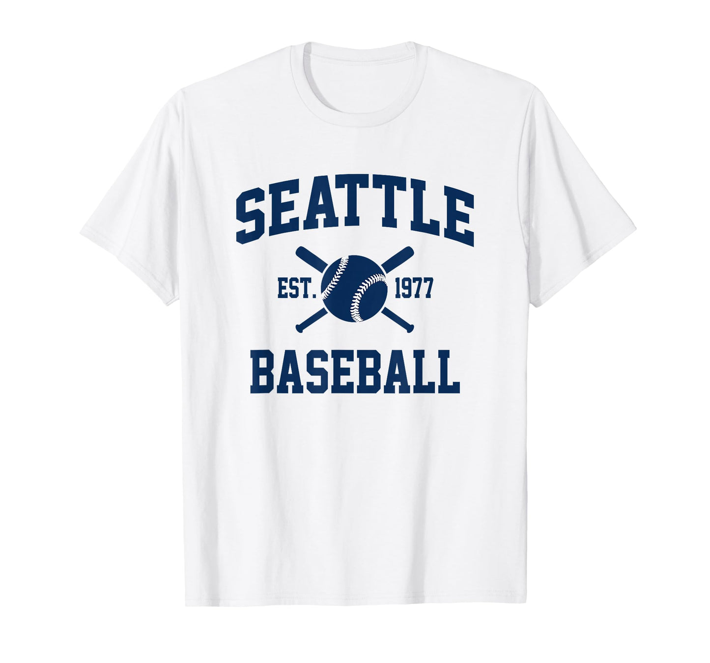 Seattle Baseball Athletic Vintage Sports Team Fan T-Shirt