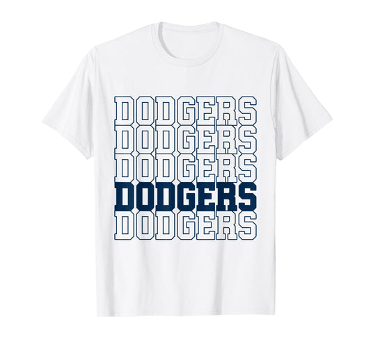 Dodgers Name Retro Vintage Apparel Gift Dodgers Lover T-Shirt