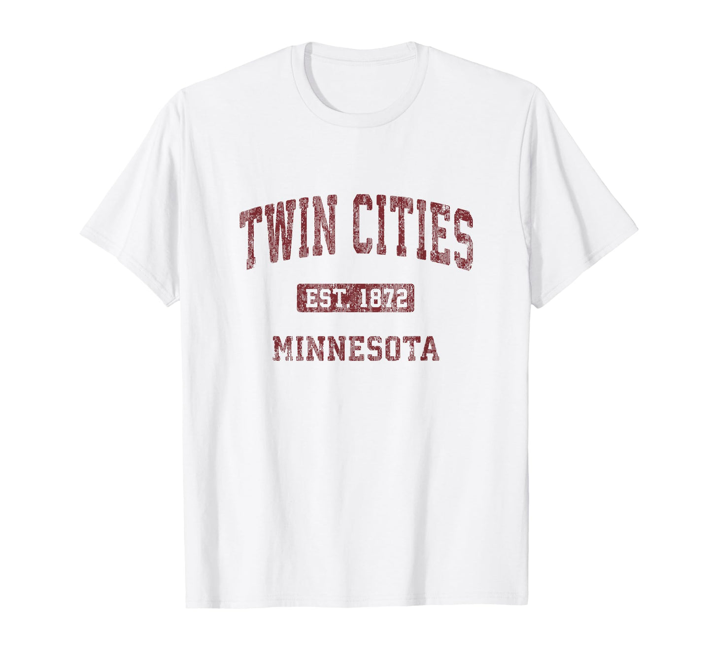Twin Cities Minnesota MN Vintage Athletic Sports Design T-Shirt