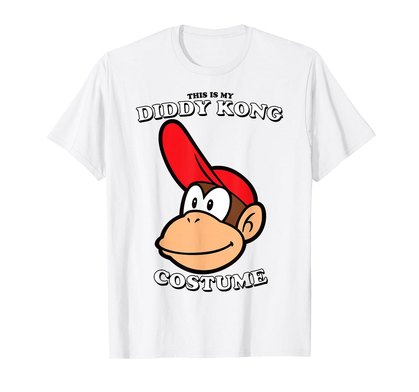 Super Mario Halloween This Is My Diddy Kong Costume T-Shirt