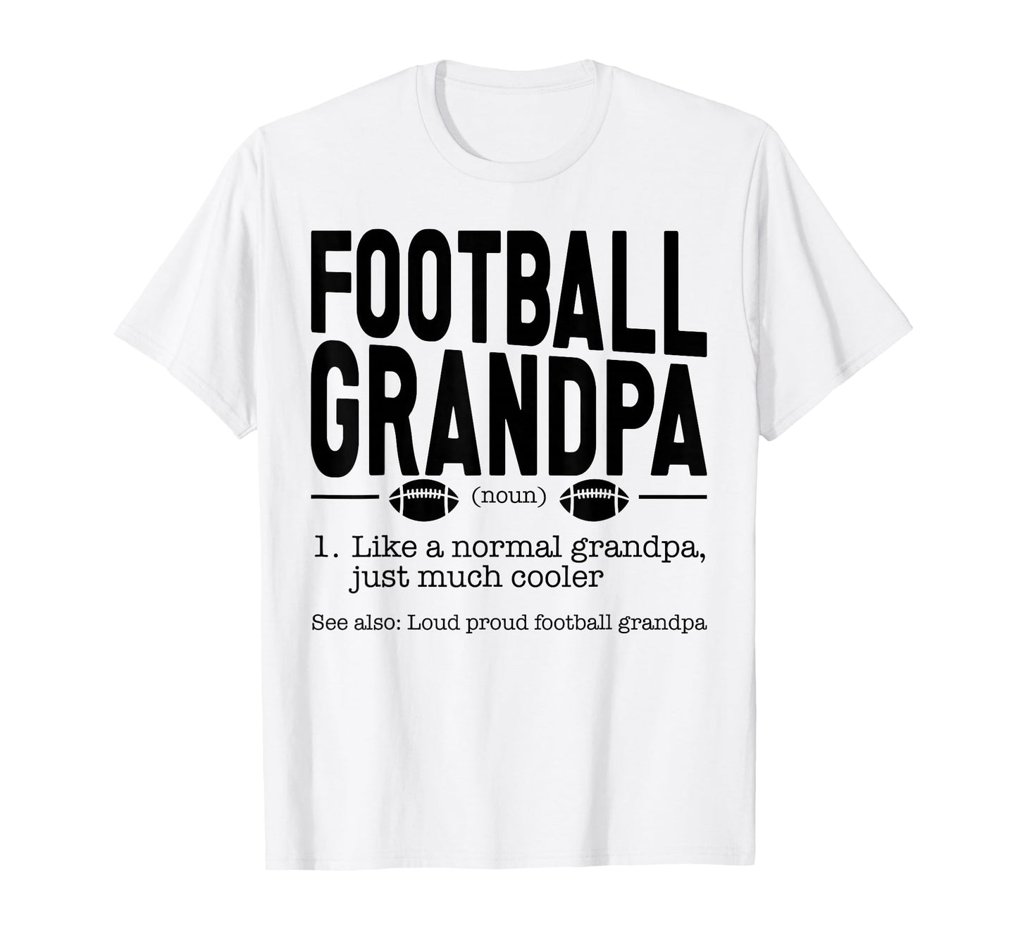 Football Grandpa T-Shirt