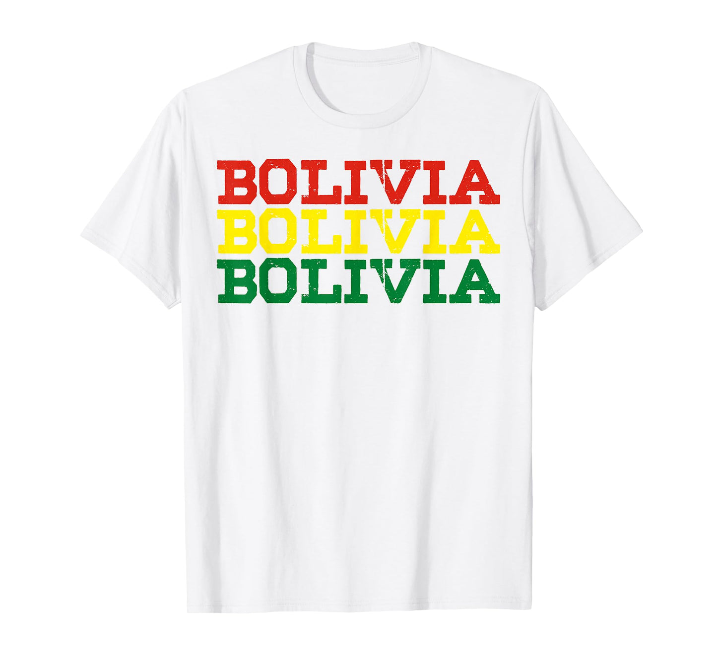 BOLIVIA | Bolivian Flag Sports Lovers T-Shirt T-Shirt