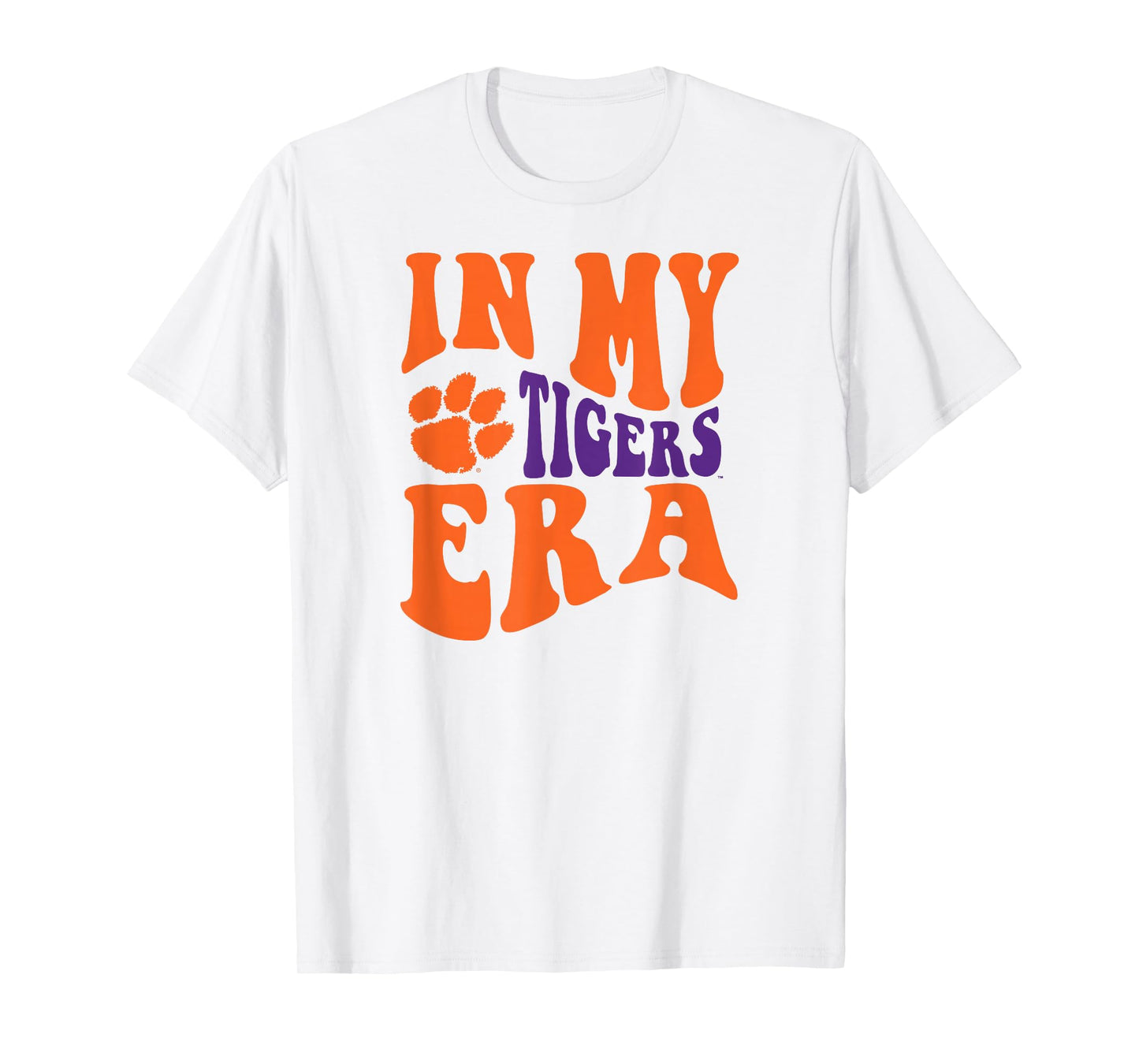 Clemson Tigers Era White Officially Licensed T-Shirt