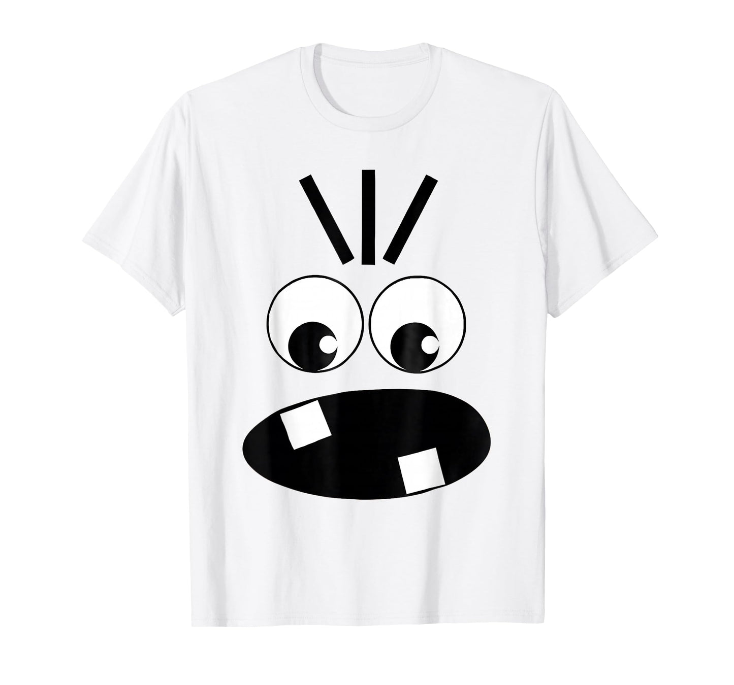 Creepy Carrots Face Funny Halloween Costume Kids and Adults T-Shirt