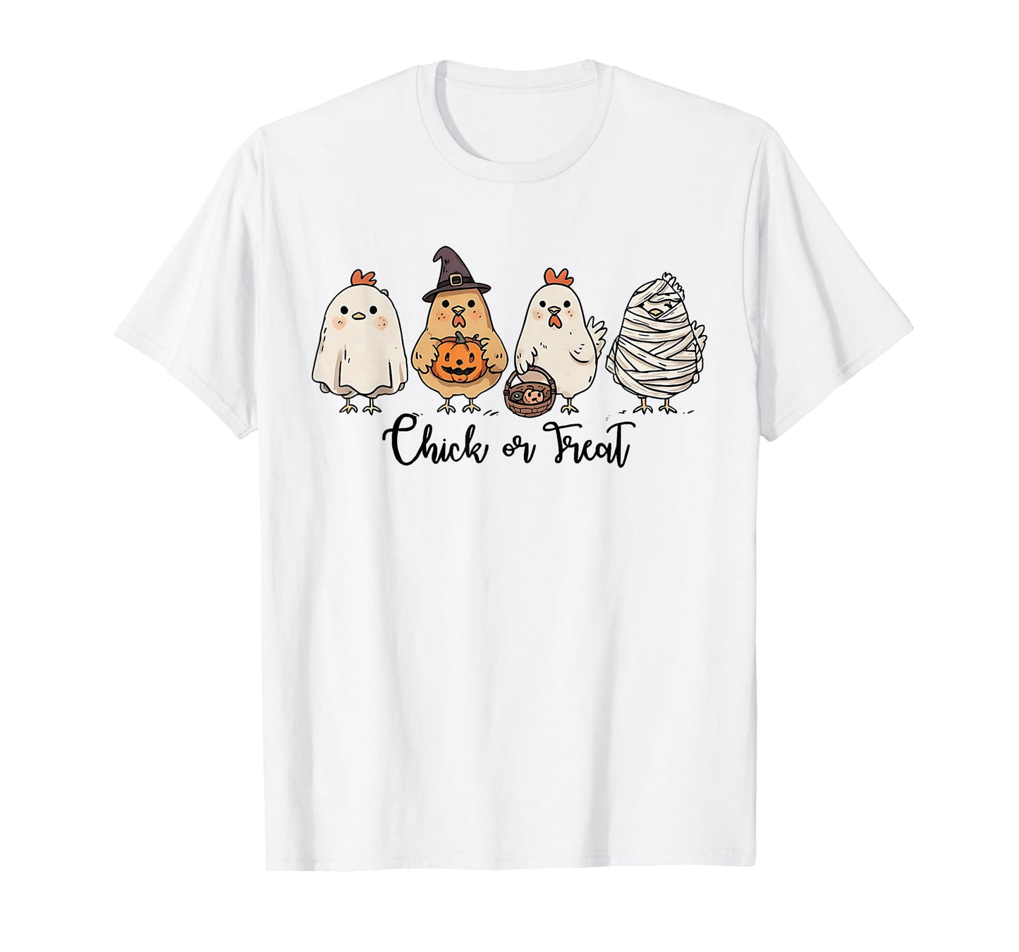 Halloween Chicken Skeleton Chick Or Treat Spooky Season T-Shirt