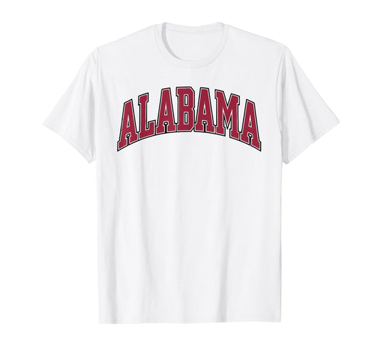 Alabama - Throwback Design T-Shirt