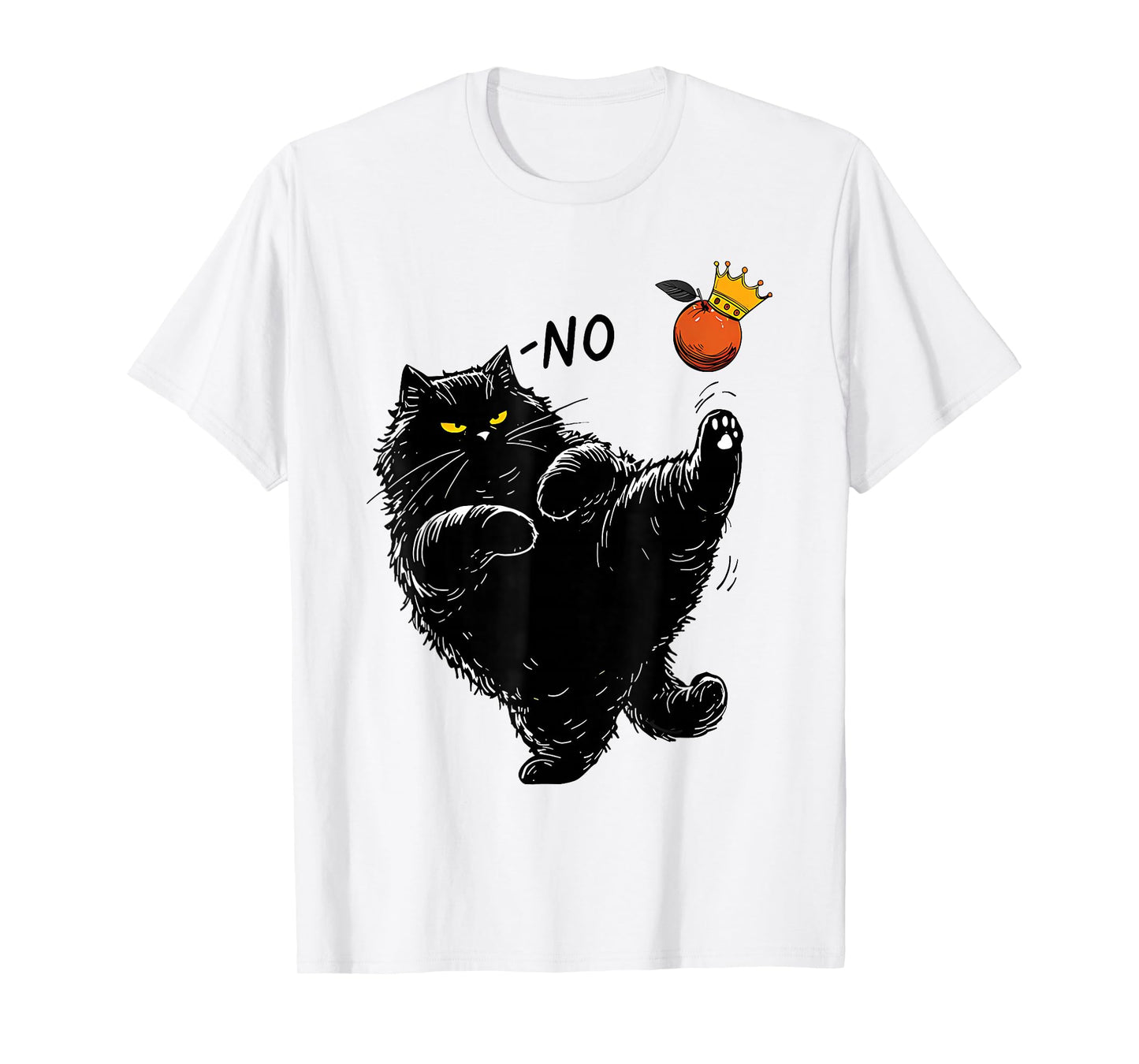 Vintage Black Cat No Kings October 18 No Kings Day T-Shirt